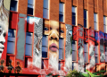 Landmark mural by Aboriginal artists, Ray Thomas, Kulan Barney and Ruby Kulla Kulla, in partnership with world famous street artist Adnate, launched in 2016 to mark the 20th anniversary of the Victorian Aboriginal and Community Controlled Health Organisation (VACCHO)