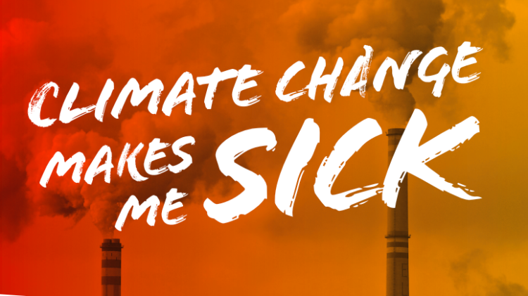 Image from Global Climate Strike banner produced by the Climate and Health Alliance (CAHA)