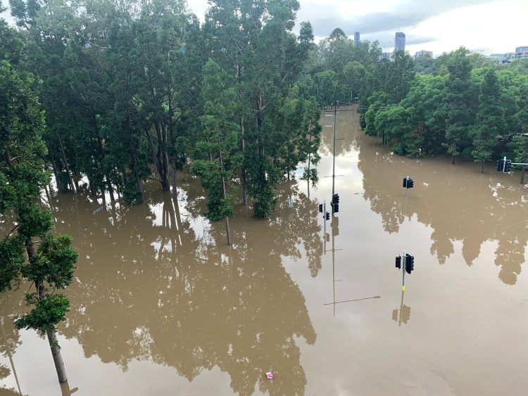 Brisbane floods. Photo supplied by: Sarah Collie
