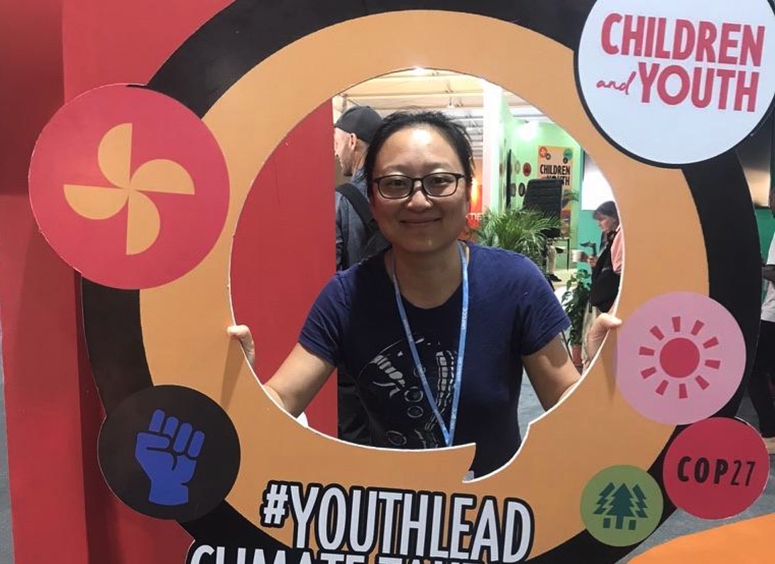 Support youth leadership, says Associate Professor Ying Zhang. Photo from COP27 supplied