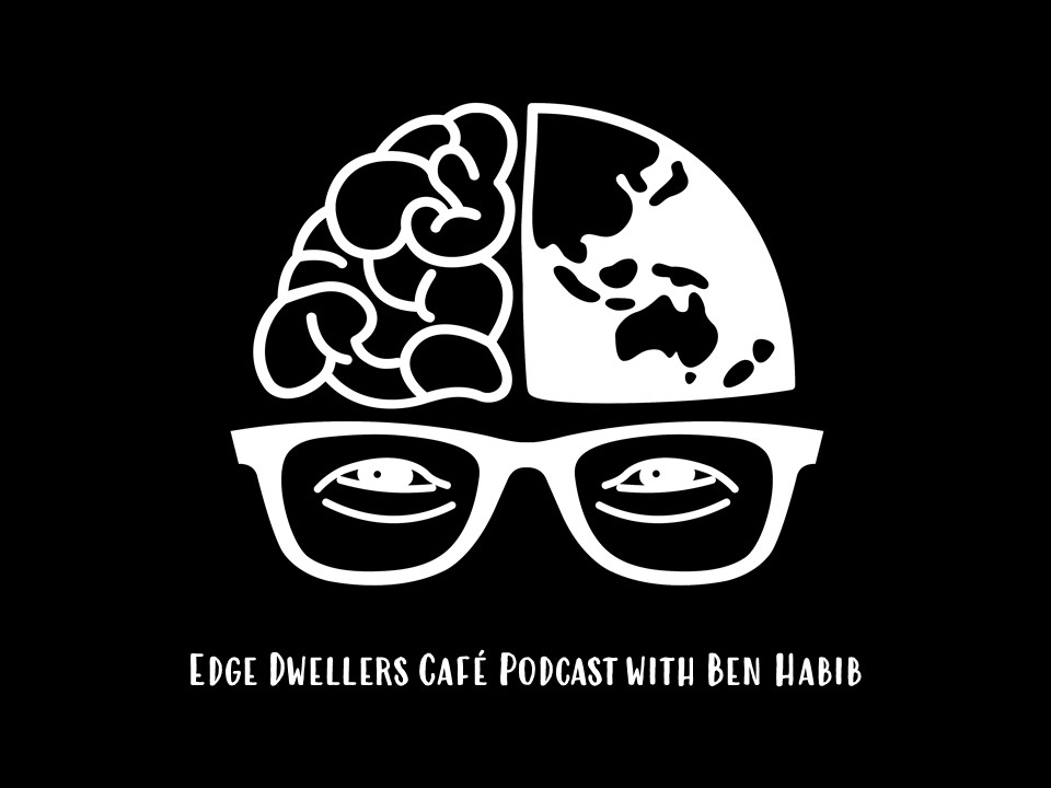 Edge Dwellers Café Podcast logo, used with permission (credit: Dr Ben Habib, producer)