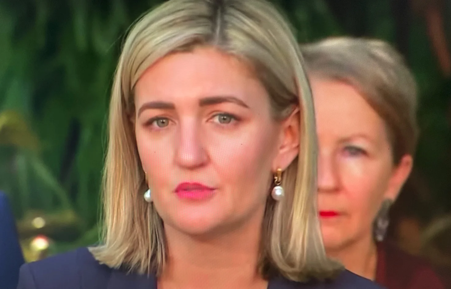 Queensland's new Health Minister, Shannon Fentiman, speaking to media shortly after her appointment. Screenshot from Sky News.