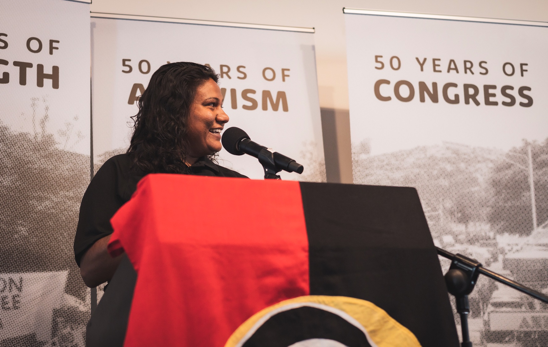 Acacia Lewis...ensuring stories are remembered and shared. Photo supplied by Central Australian Aboriginal Congress